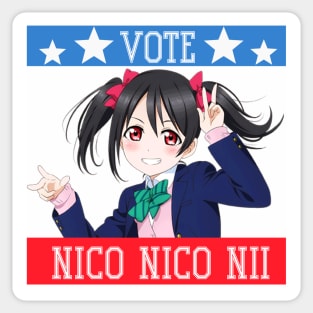 VOTE NICO NICO NI Sticker